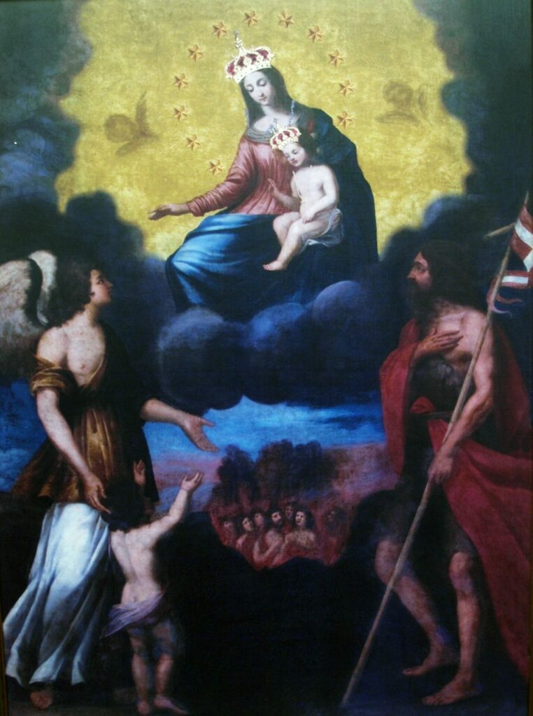 Tableau de Notre-Dame de Tal Herba à Birkikana (Malte)